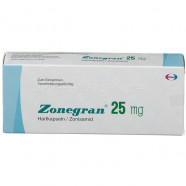 Купить Зонегран (Зонисамид) 25 мг Франция капсулы №14 в Владивостоке